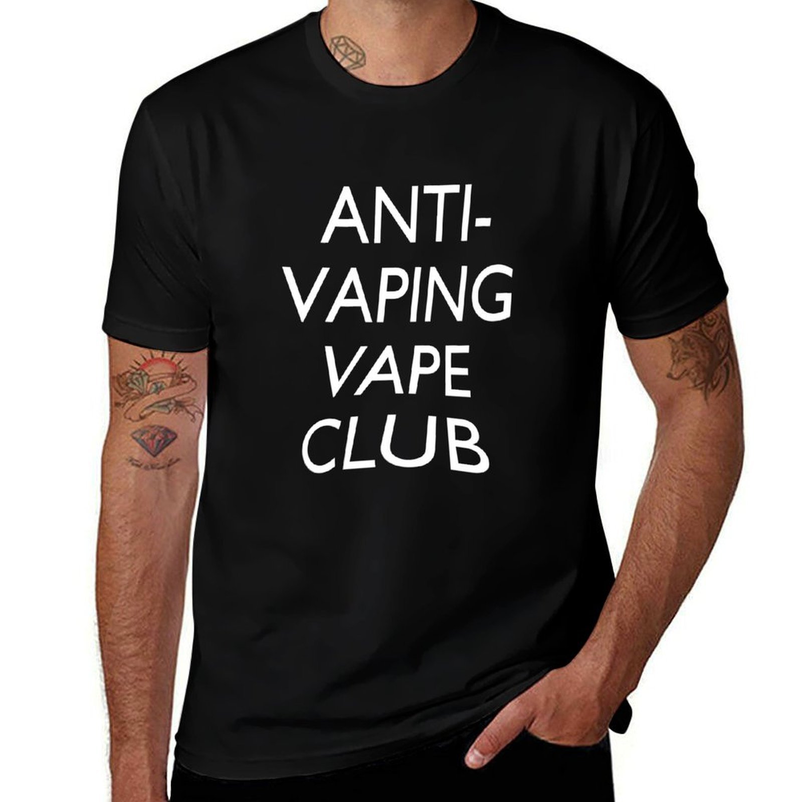 Anti-Vaping Vape Club T-Shirt  - Quick Vape recension och pris