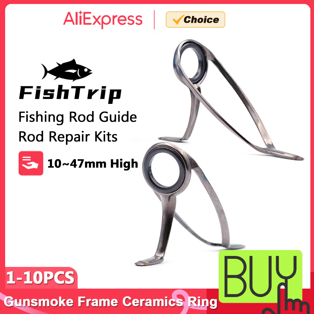 FishTrip Fishing Rod Guides Re - Mesh Coil Strip recension och pris