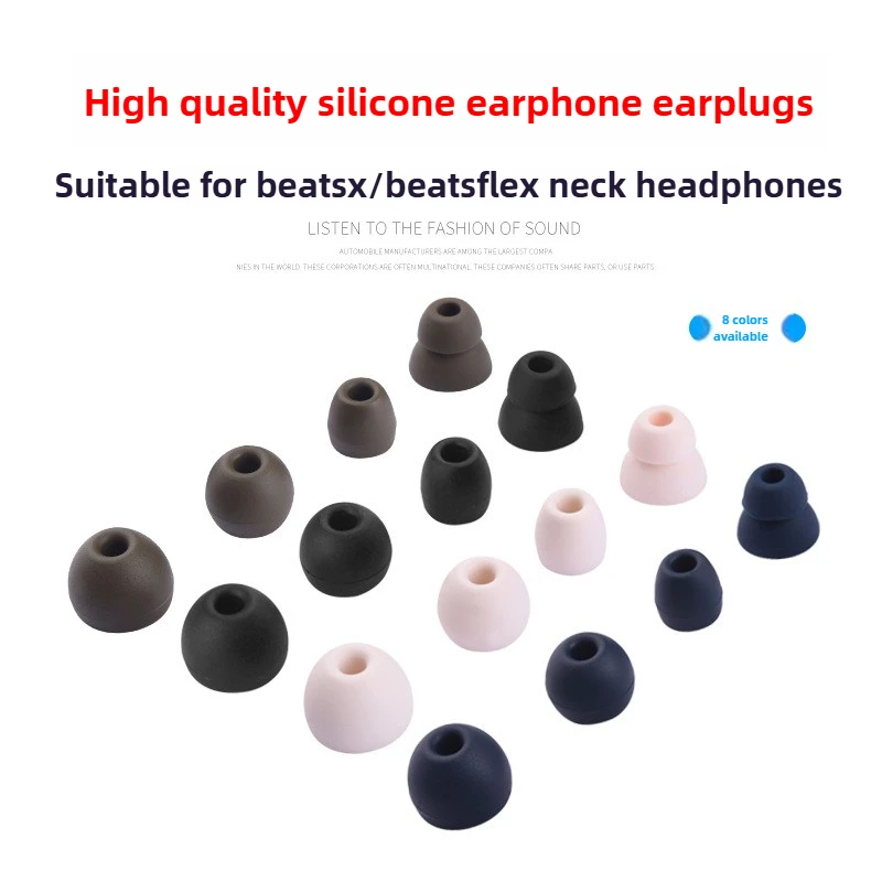 4 - Pair Set of Soft Silicone  - Beats Headphone Powerbeats Pro recension och pris