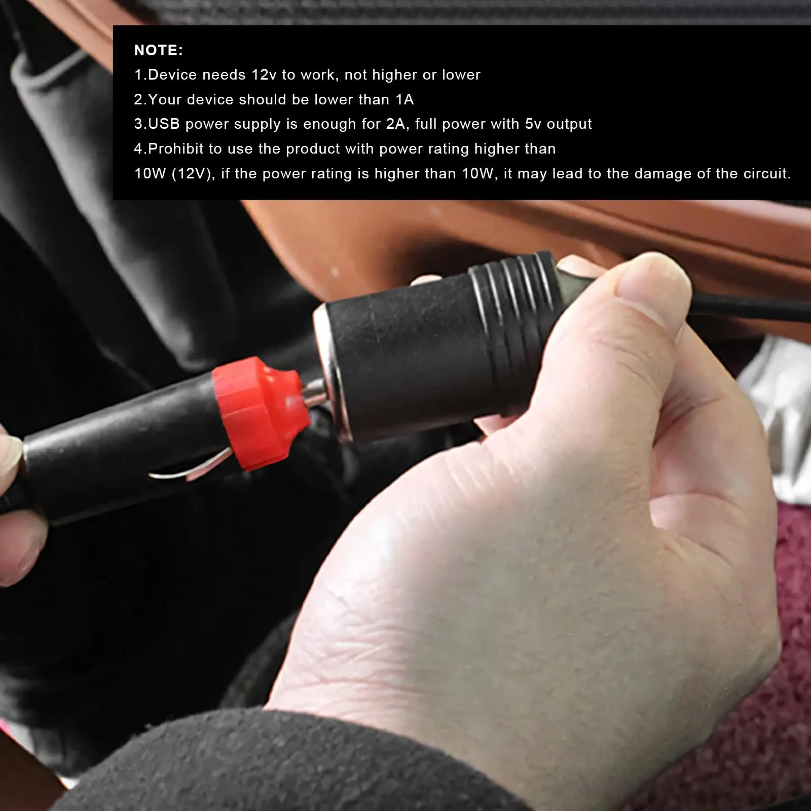 5V To 12V Cigarette Lighter So - Accessories For Vaping recension och pris