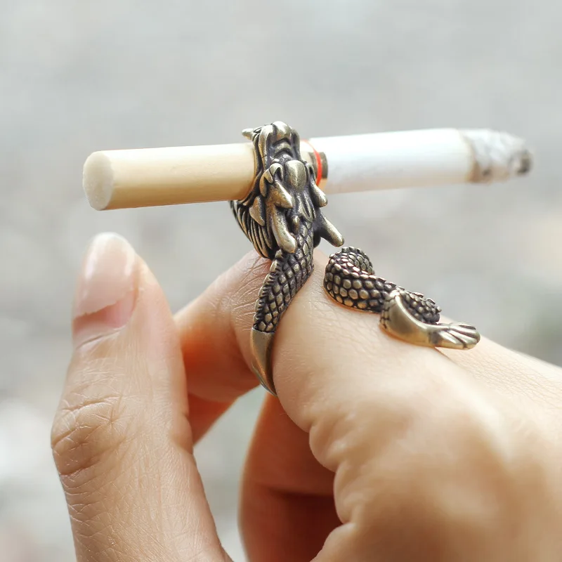 Retro Dragon Cigarette Holder  - Vape Ring recension och pris