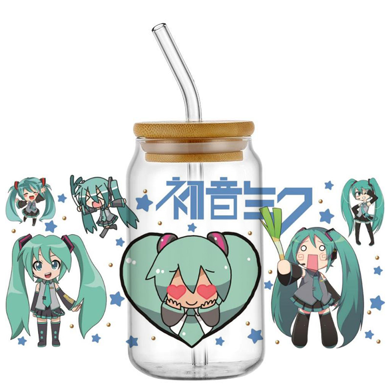 Hatsune Miku UV DTF Cup Wrap 1 - Rdta Tank Glass recension och pris