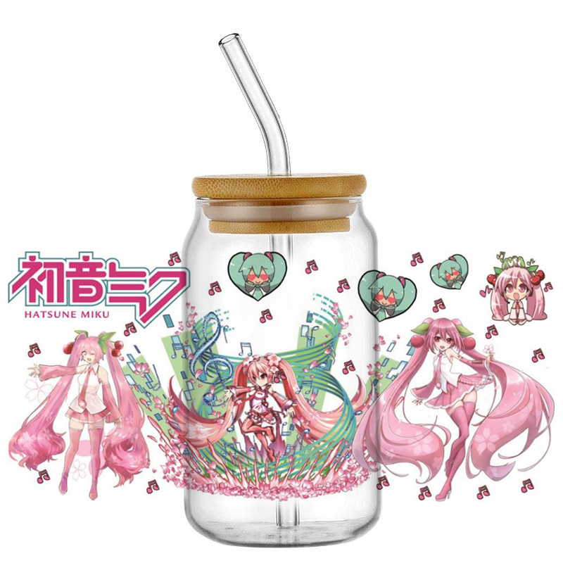 Hatsune Miku UV DTF Cup Wrap 1 - Rdta Tank Glass recension och pris
