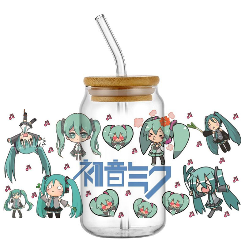 Hatsune Miku UV DTF Cup Wrap 1 - Rdta Tank Glass recension och pris