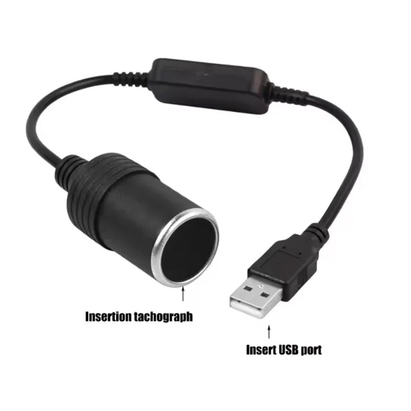 5V 2A USB To 12V Cigarette Lig - Accessories For Vaping recension och pris