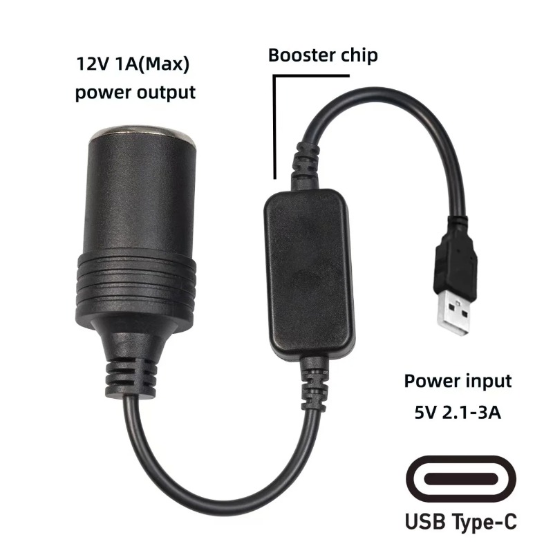 5V 2A USB To 12V Cigarette Lig - Accessories For Vaping recension och pris