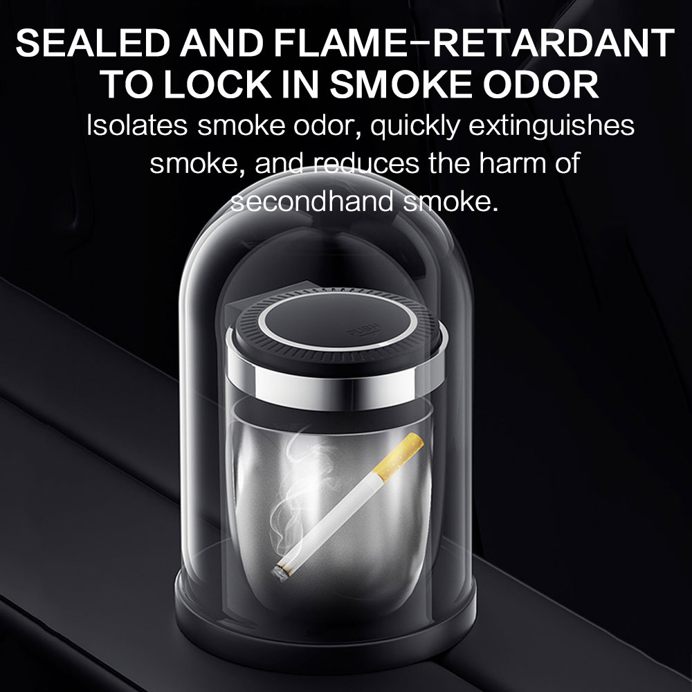 Car Ashtray With Led Light Smo - Vape Decoration recension och pris