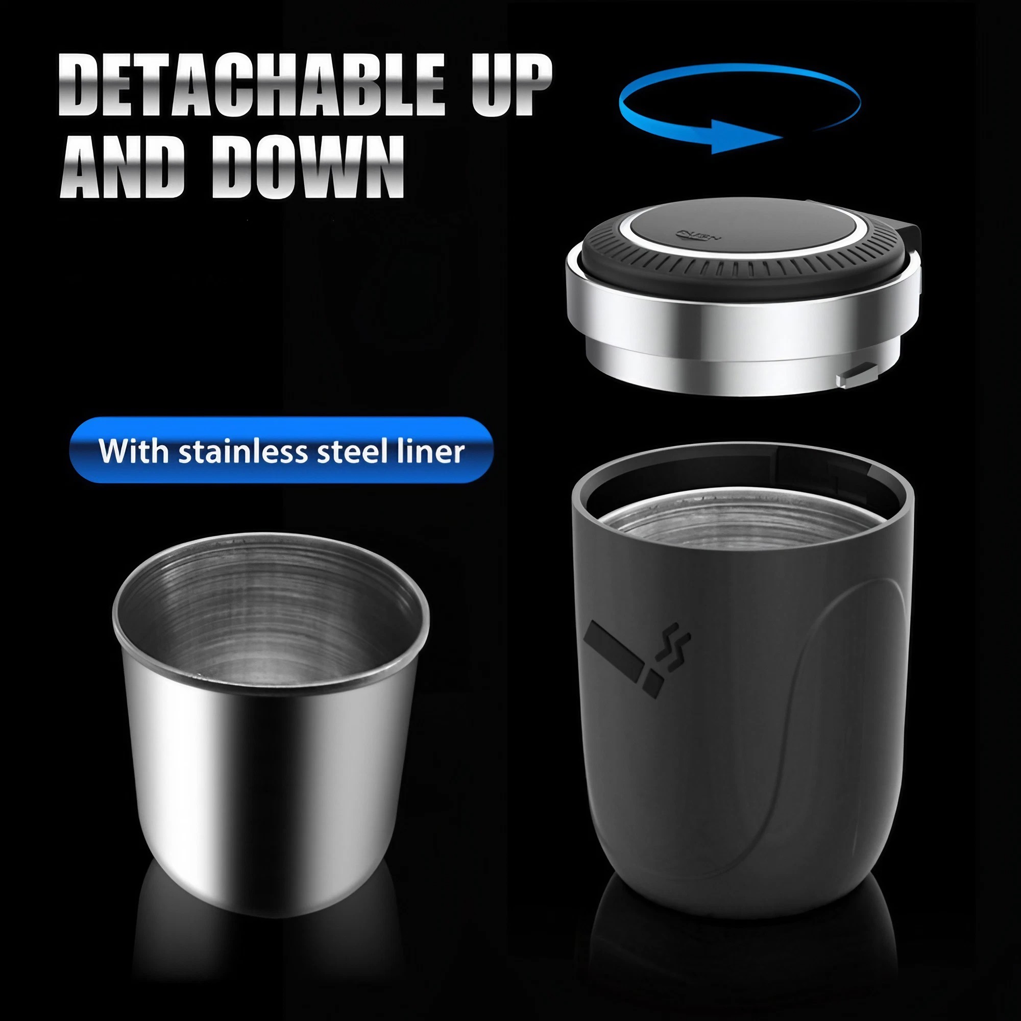 Car Ashtray With Led Light Smo - Vape Decoration recension och pris