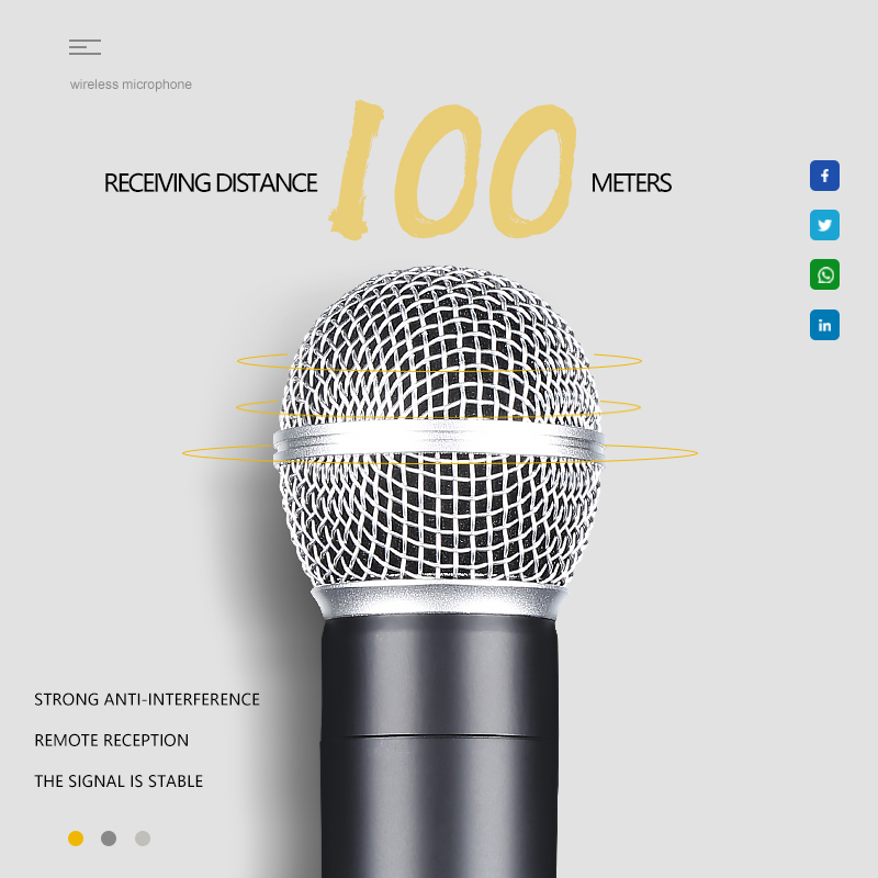 Wireless Microphone Handheld D - Shure Mic Sm58 recension och pris